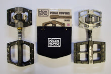 Load image into Gallery viewer, Collection of pedals that all fit the Large sized Nox Sox Pedal Covers
